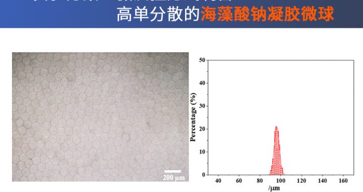 实验方案：微流控方式制备高单分散的海藻酸钠凝胶微球（Ca-EDTA/Zn-EDDA离子交换法）缩略图